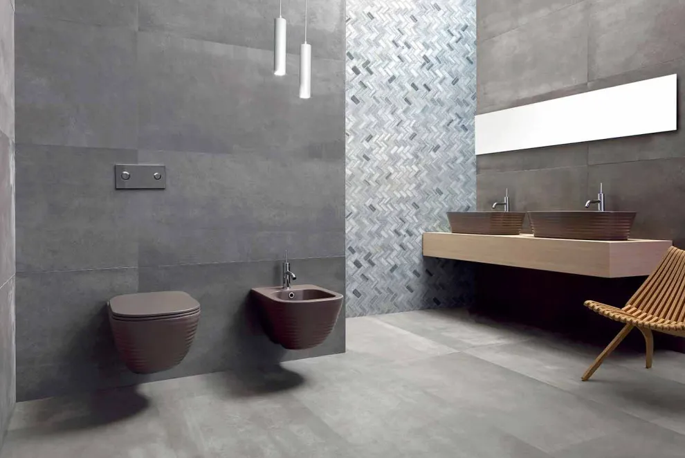 Design Hängebidet aus Keramik Made in Italy Trabia
