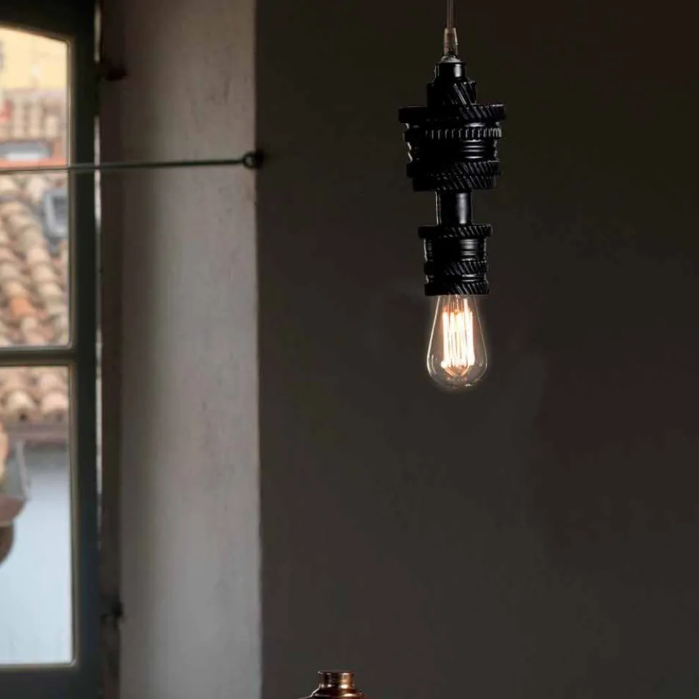 Design Hängelampe in Keramik 3 Oberflächen Made in Italy - Futurismus