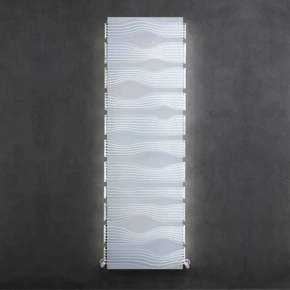 Design Hydraulikkühler für Wohnzimmer oder Badezimmer mit LED 839 W - Shine