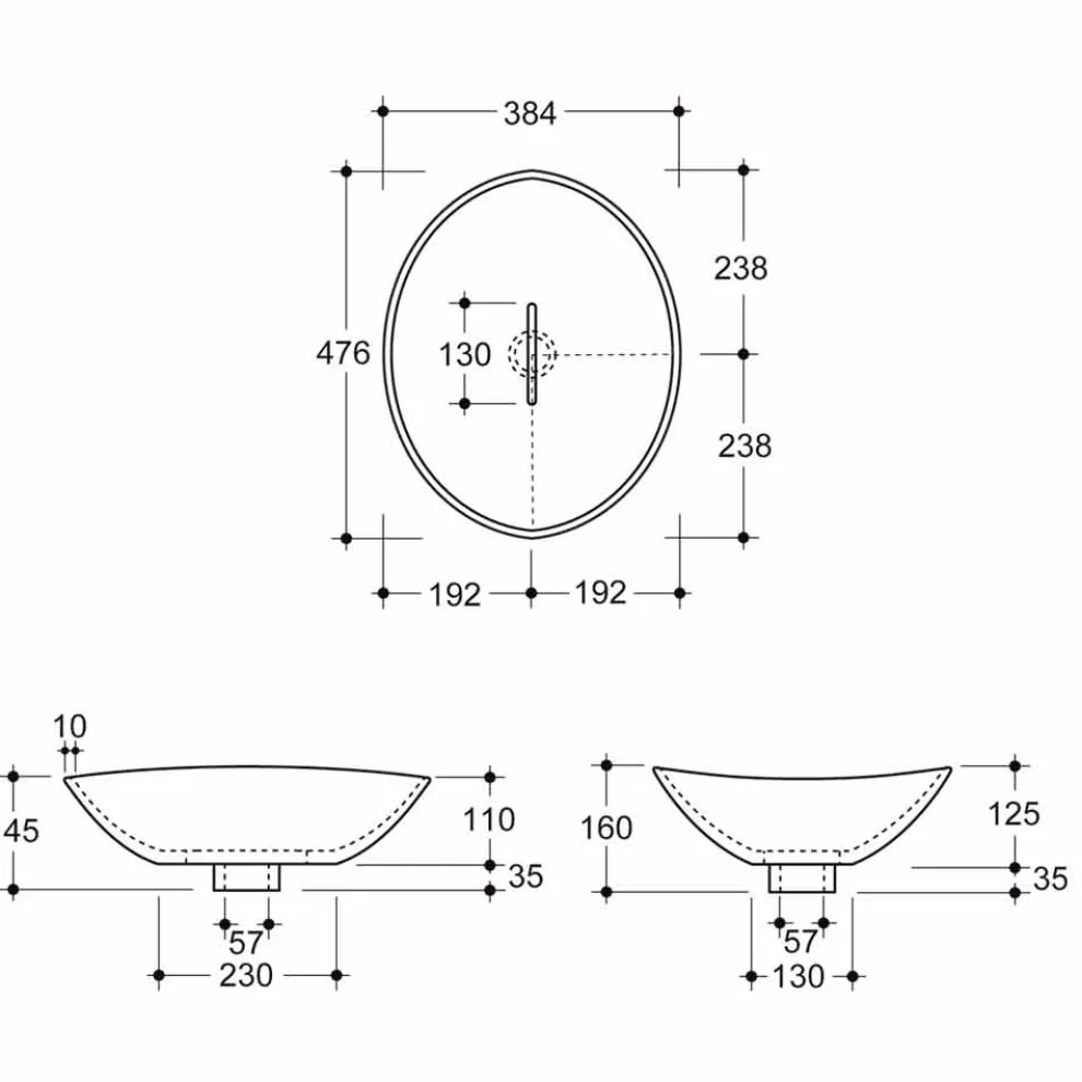 Design Keramik Aufsatzwaschtisch made in Italy Animals