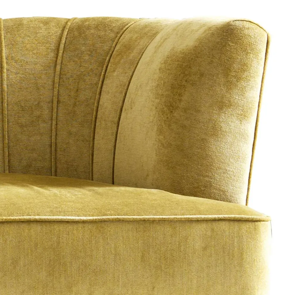 Design Polstersofa aus Buchenholz Grilli Kipling made Italy