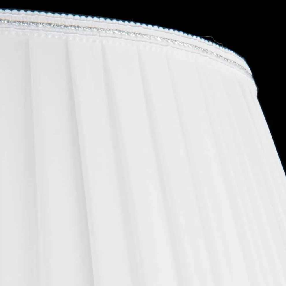 Design Tischlampe in Ivy Glas und Kristall, made in Italy