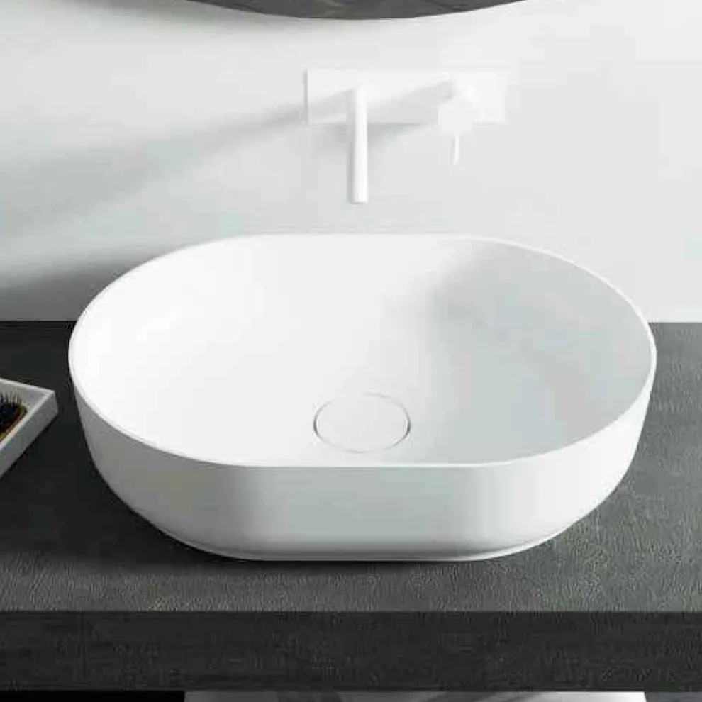 Design Waschbecken freestanding in Italien hergestellt Dalmine Medium