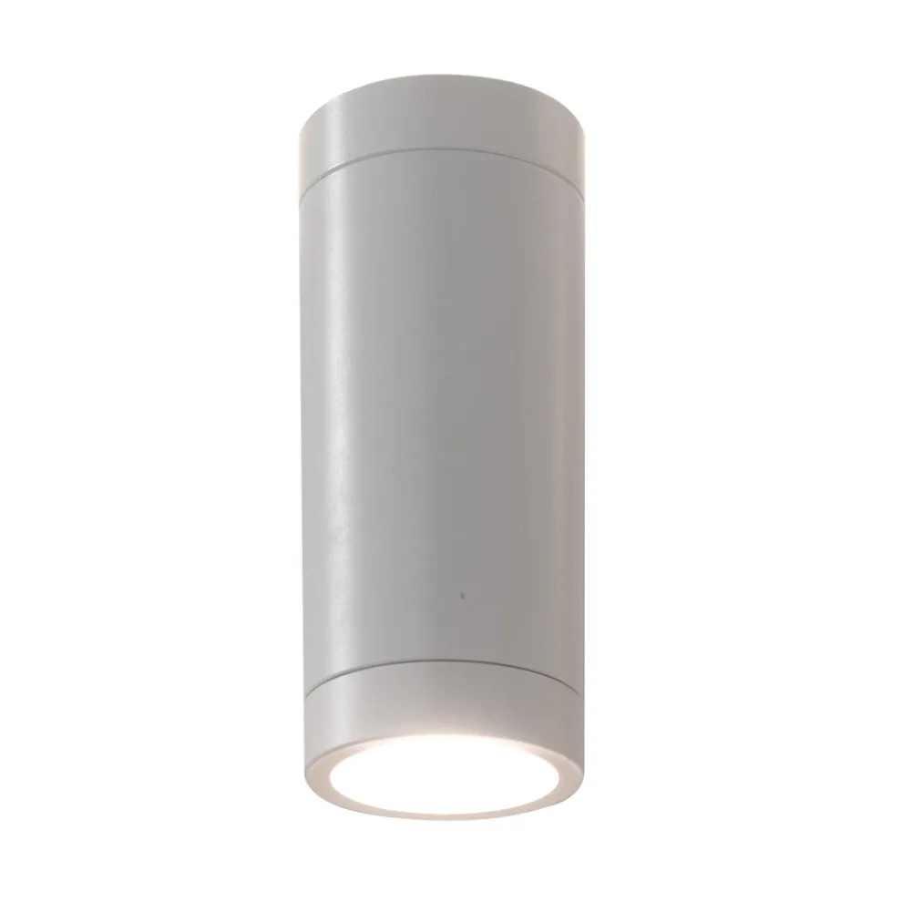 Design-Außenwandleuchte aus weißem oder schwarzem Aluminium - Leopida