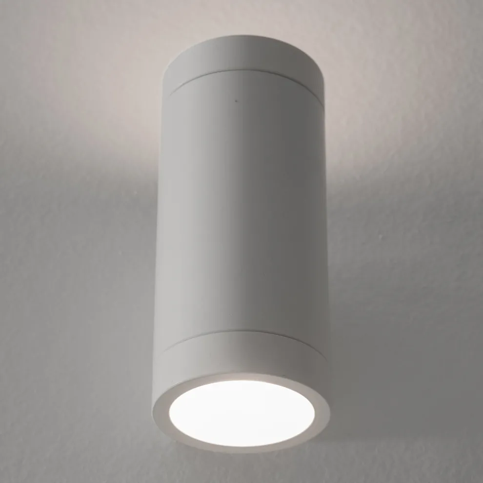 Design-Außenwandleuchte aus weißem oder schwarzem Aluminium - Leopida