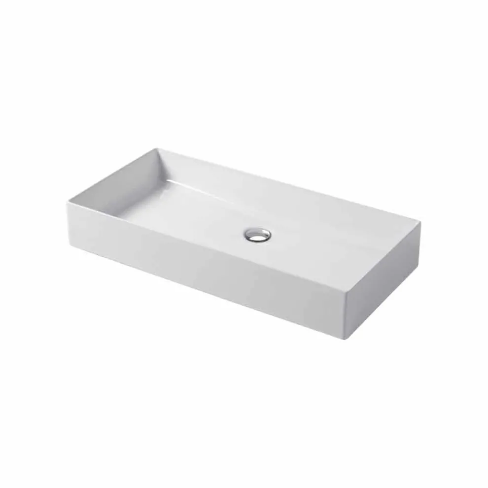 Design-Aufsatzwaschbecken aus weißer oder farbiger Keramik Leivi