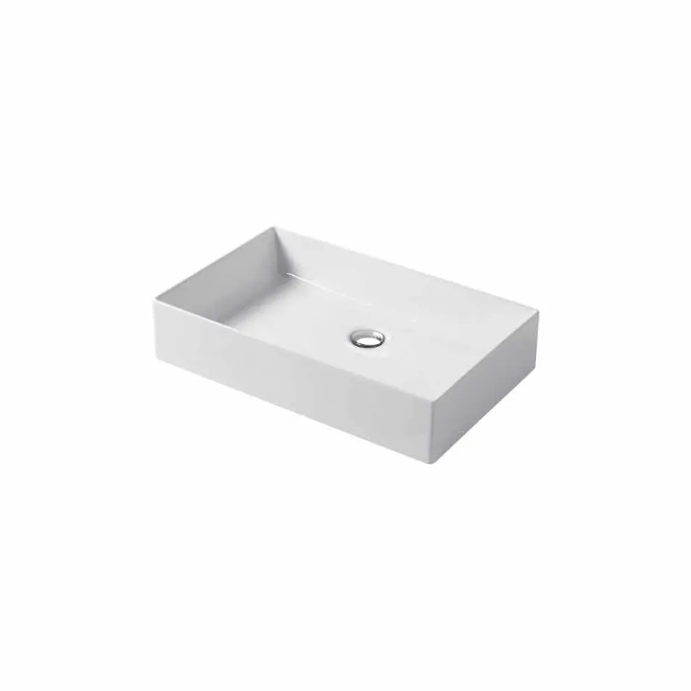 Design-Aufsatzwaschbecken aus weißer oder farbiger Keramik Leivi