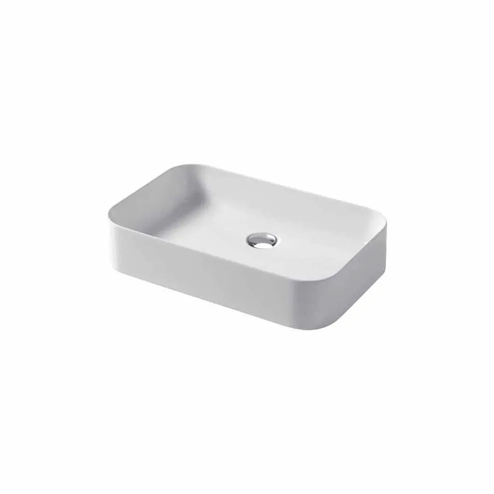 Design-Aufsatzwaschbecken aus Keramik Made in Italy Leivi