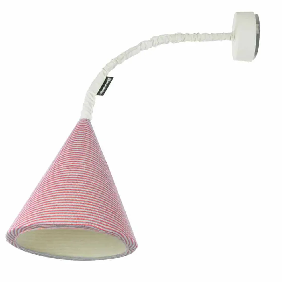 Designer Wandleuchte In-es.artdesign Jazz A Stripe farbige Wolle
