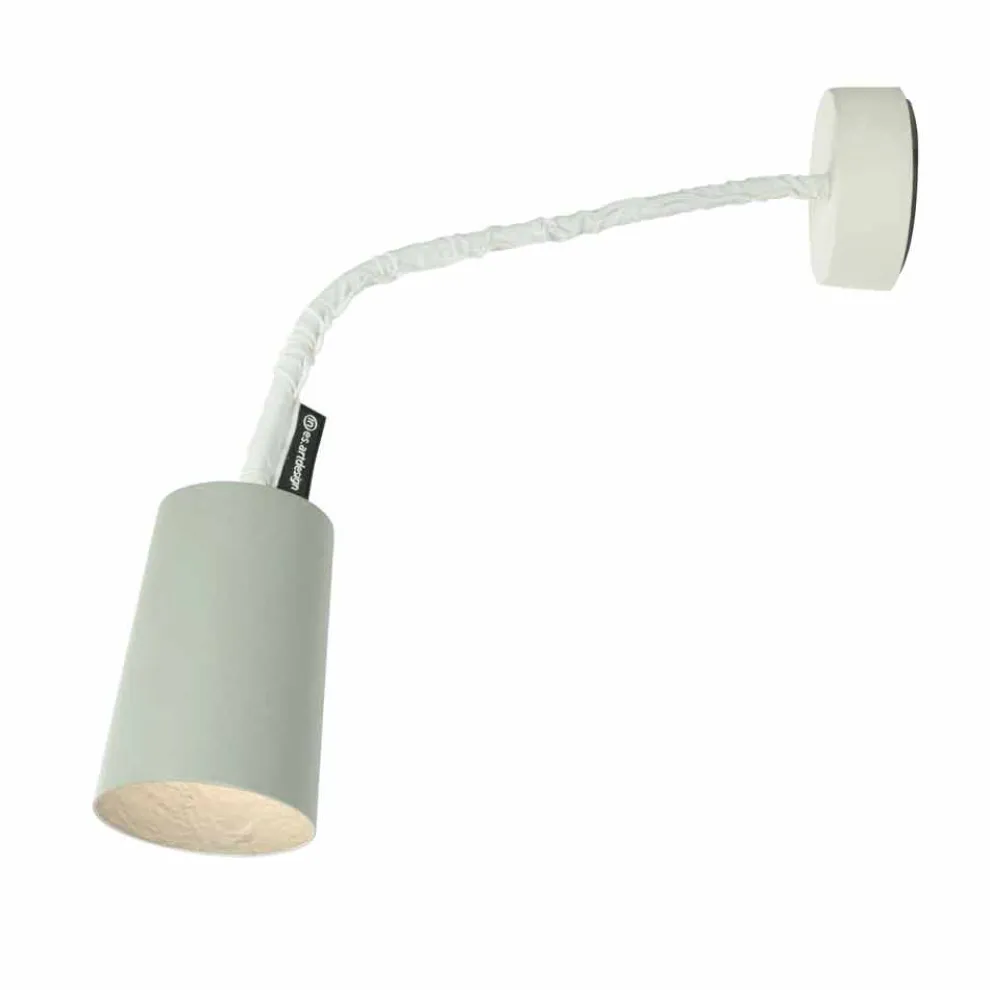 Designer-Wandleuchte In-es.artdesign Bemalen Sie den lackierten Zement