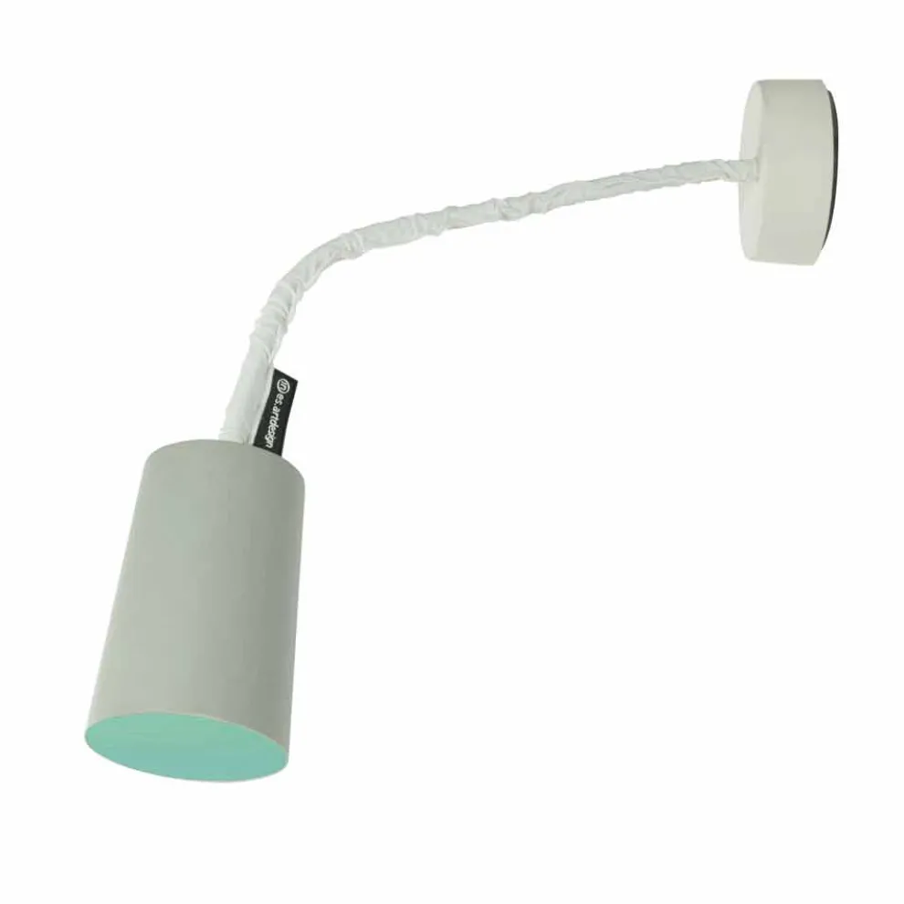 Designer-Wandleuchte In-es.artdesign Bemalen Sie den lackierten Zement