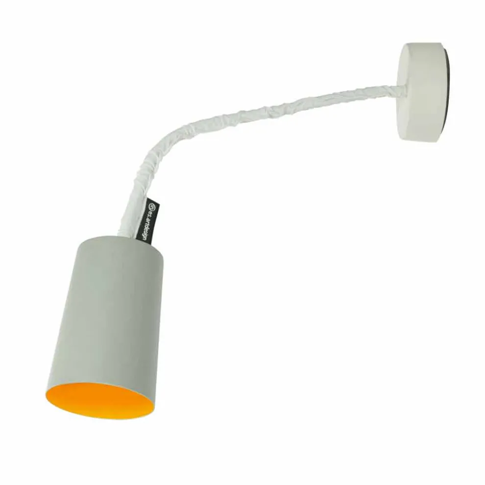 Designer-Wandleuchte In-es.artdesign Bemalen Sie den lackierten Zement