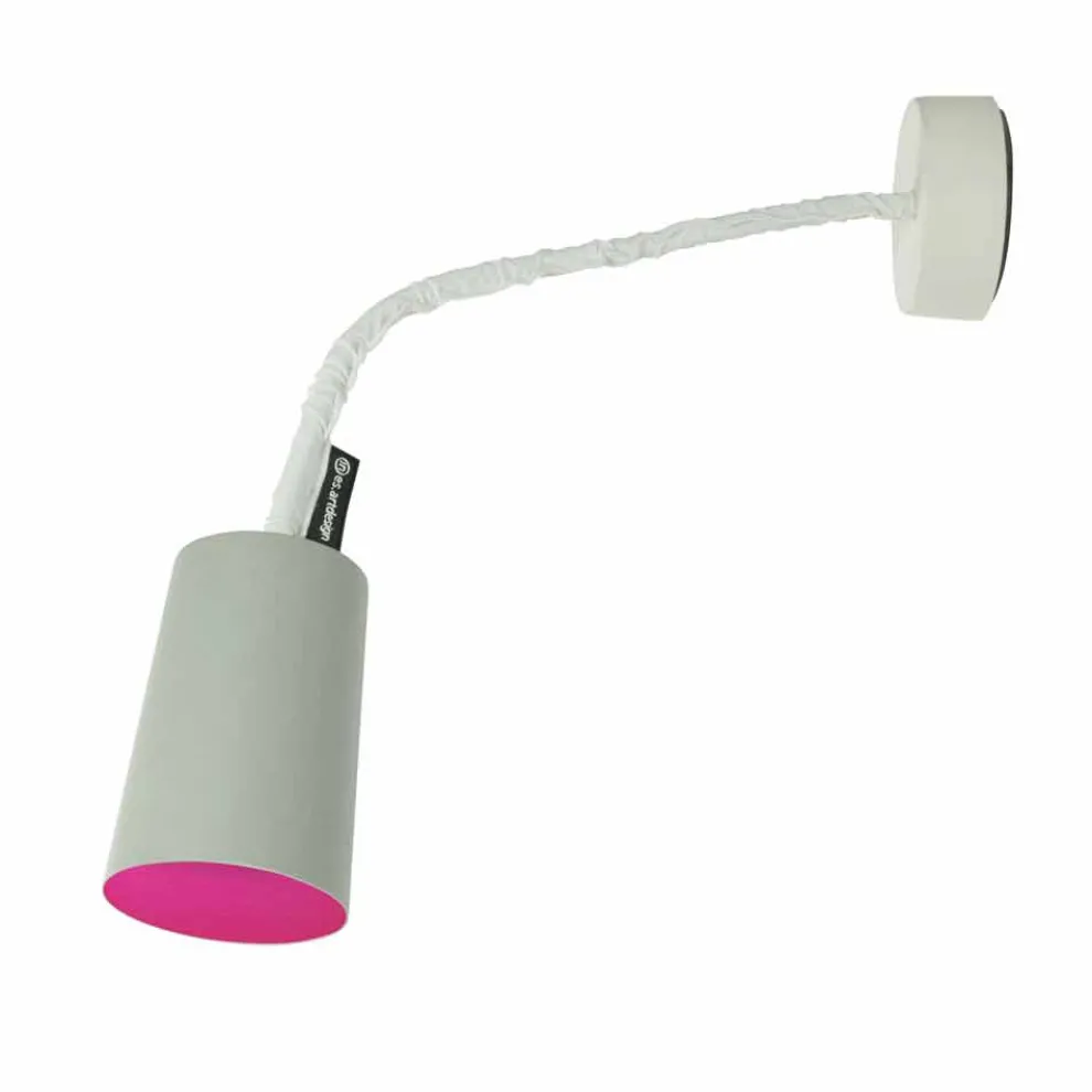 Designer-Wandleuchte In-es.artdesign Bemalen Sie den lackierten Zement