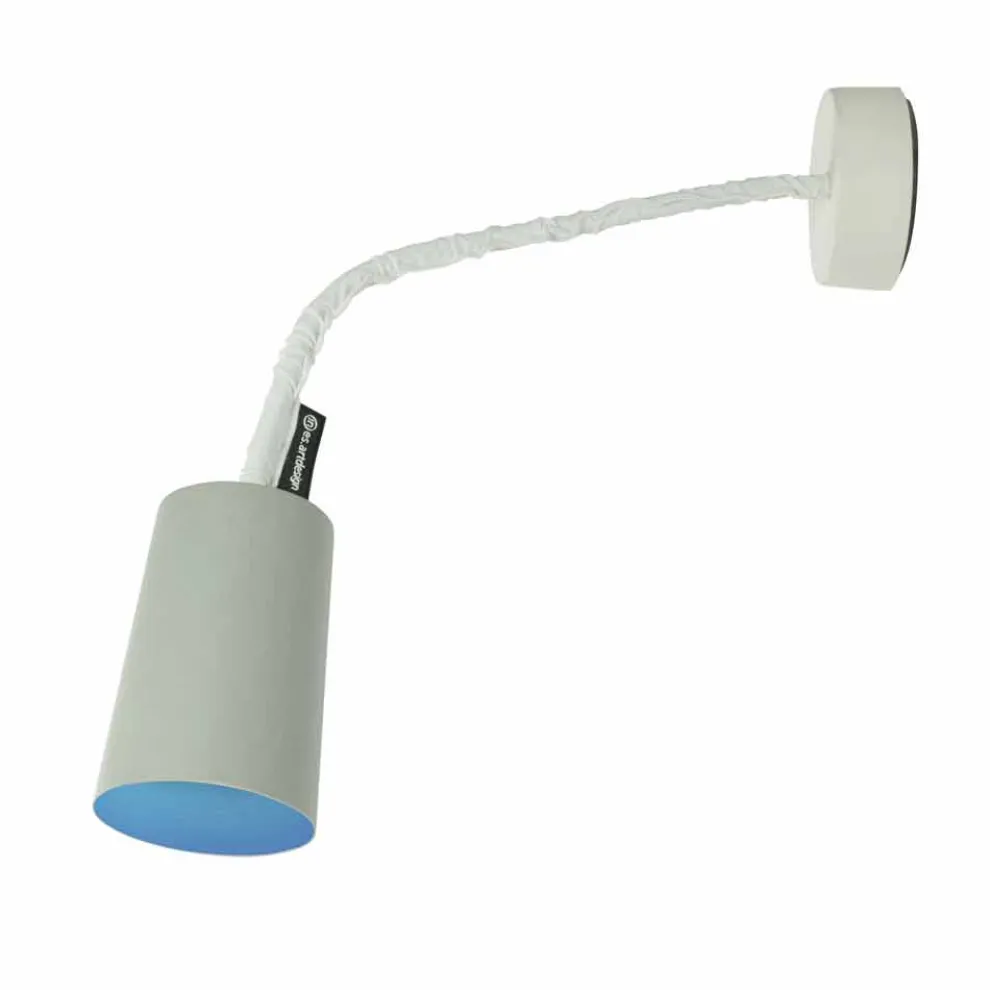 Designer-Wandleuchte In-es.artdesign Bemalen Sie den lackierten Zement