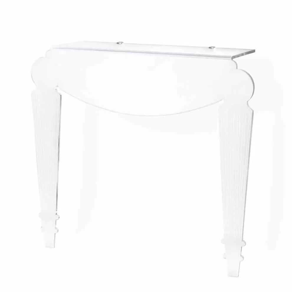Designkonsole aus transparentem Plexiglas hergestellt in Italien, Africo