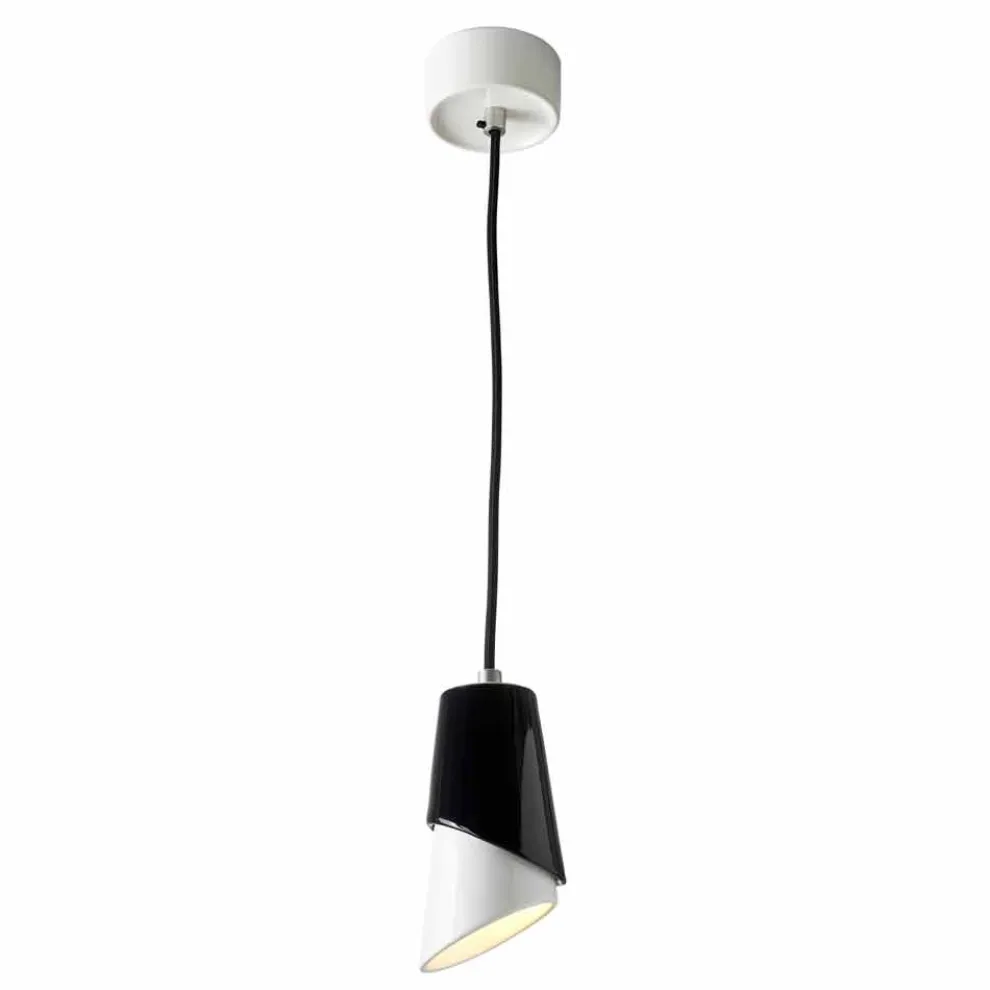 Design-Pendelleuchte aus Keramik, hergestellt in Italien, Asien