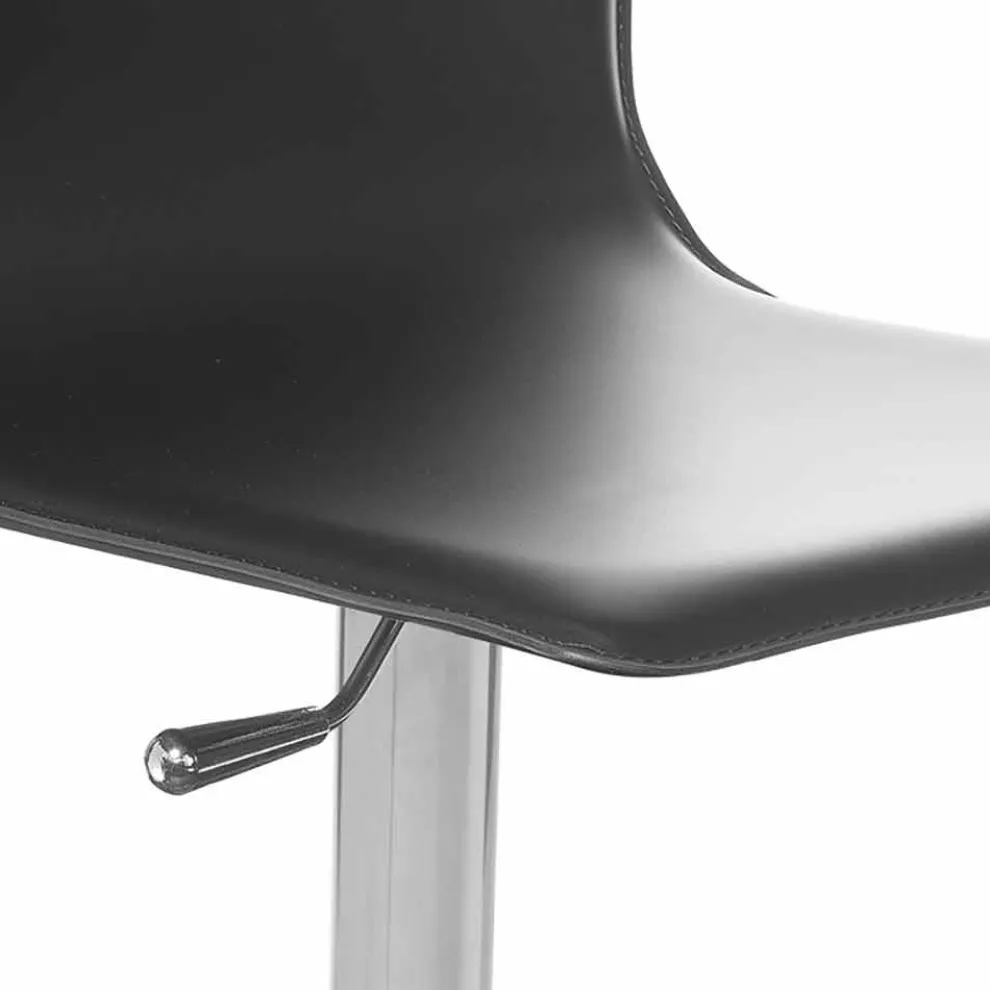 Drehhocker mit Rücken, modernes Design, Gord mit H. 113cm