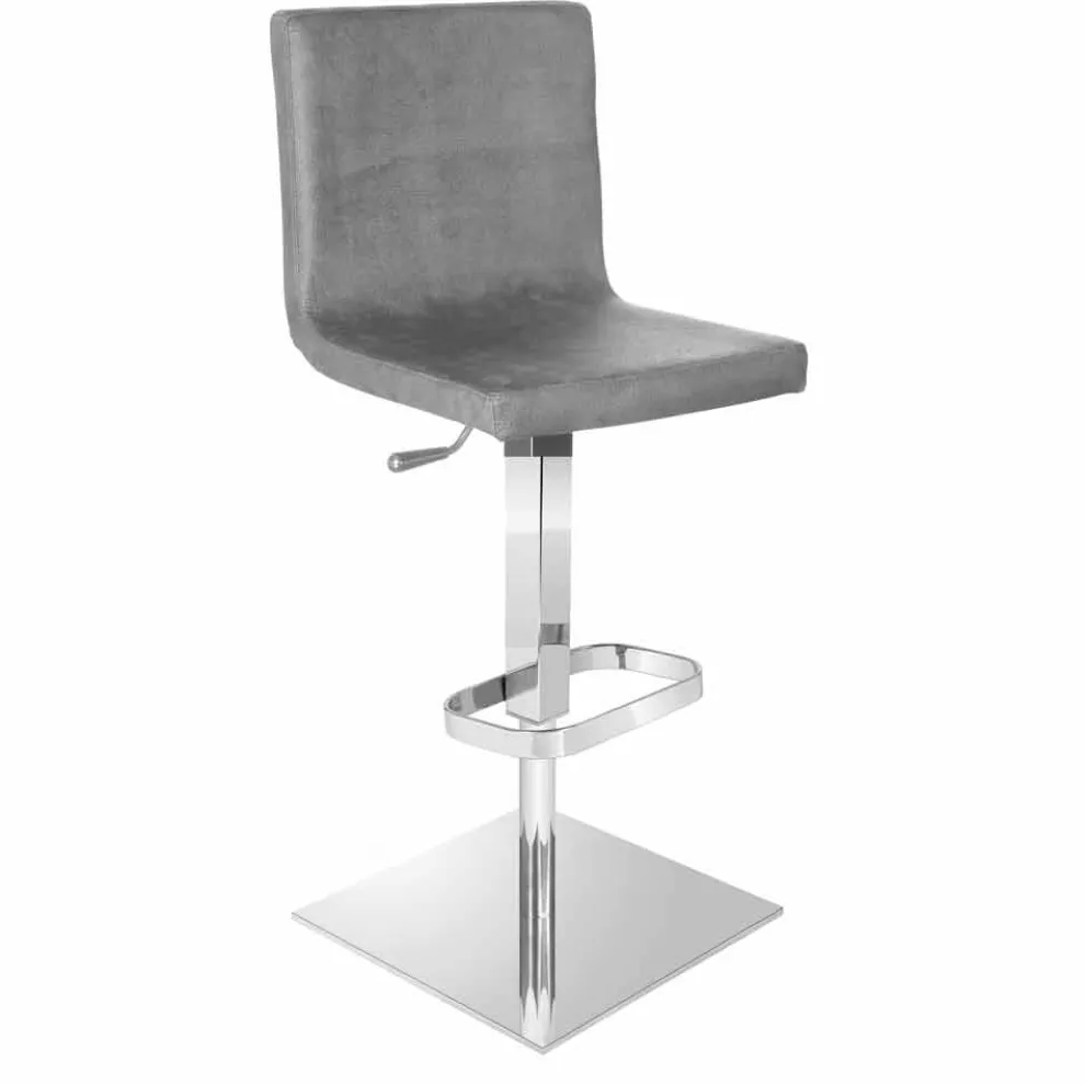 Drehhocker mit Rücken, modernes Design, Gord mit H. 113cm