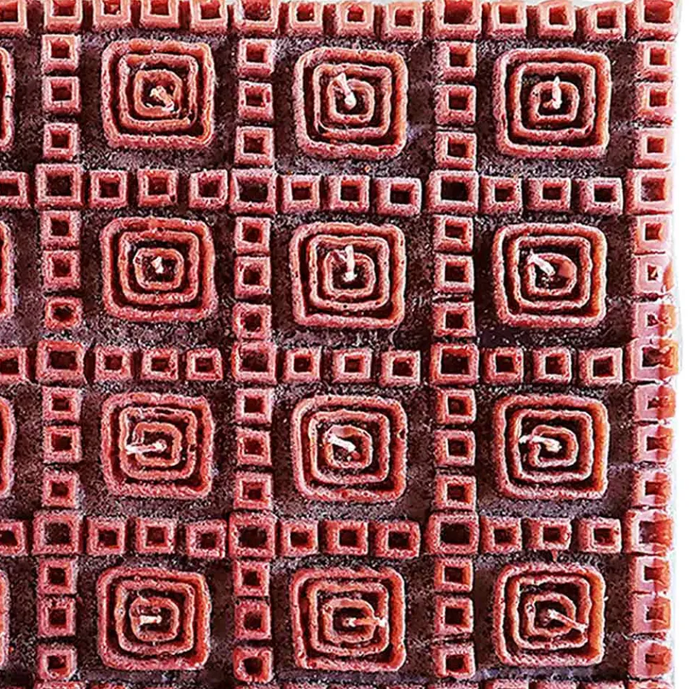 Duftende braune Wachskerze mit 25 Dochten Made in Italy - Piura