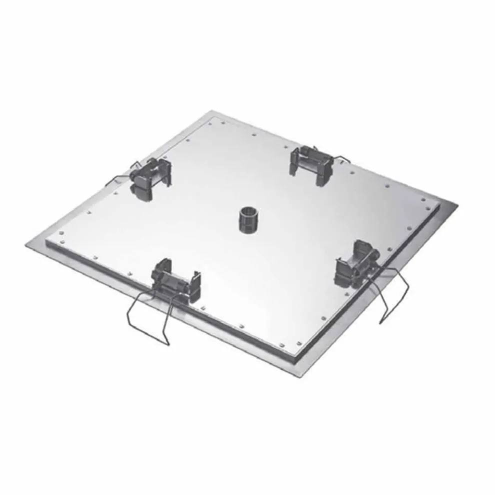 Duschkopf mit quadratischer Decke aus Stahl Made in Italy - Stärke