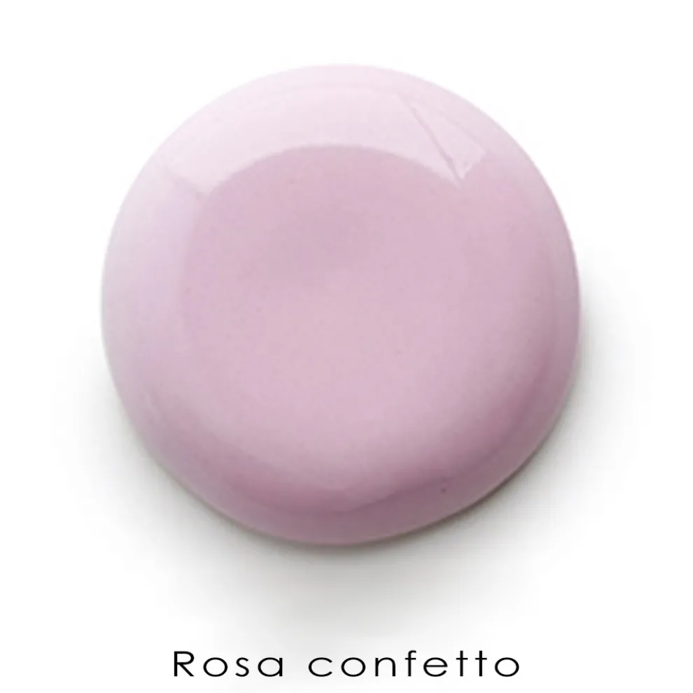 Eckiges Wandwaschbecken aus farbiger Vintage Keramik 42 cm - Angelino