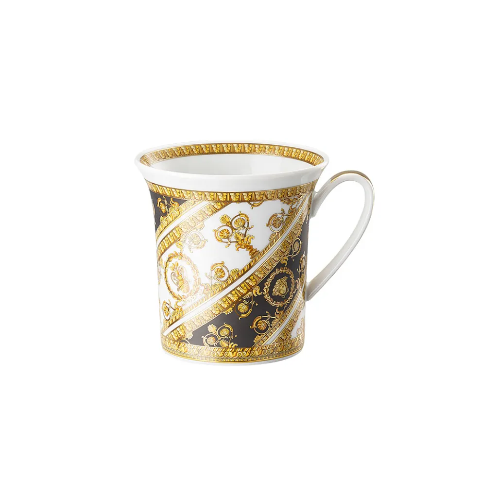 Rosenthal Versace I Love Baroque 4 Gläser mit Porzellanhenkel - Barock