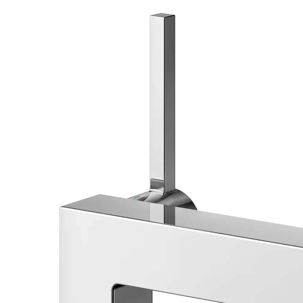 Einhebel-Waschtischmischer aus verchromtem Messing - Erik