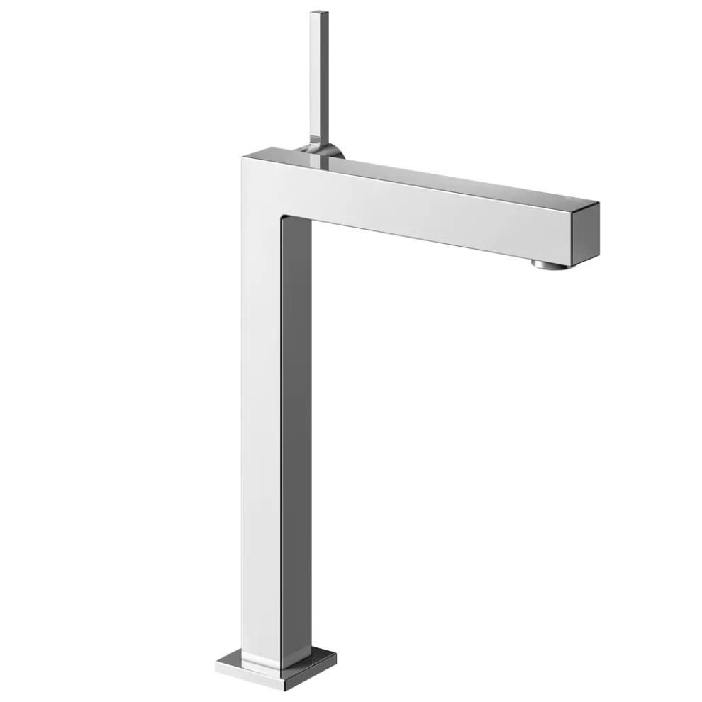 Einhebel-Waschtischmischer aus verchromtem Messing - Erik