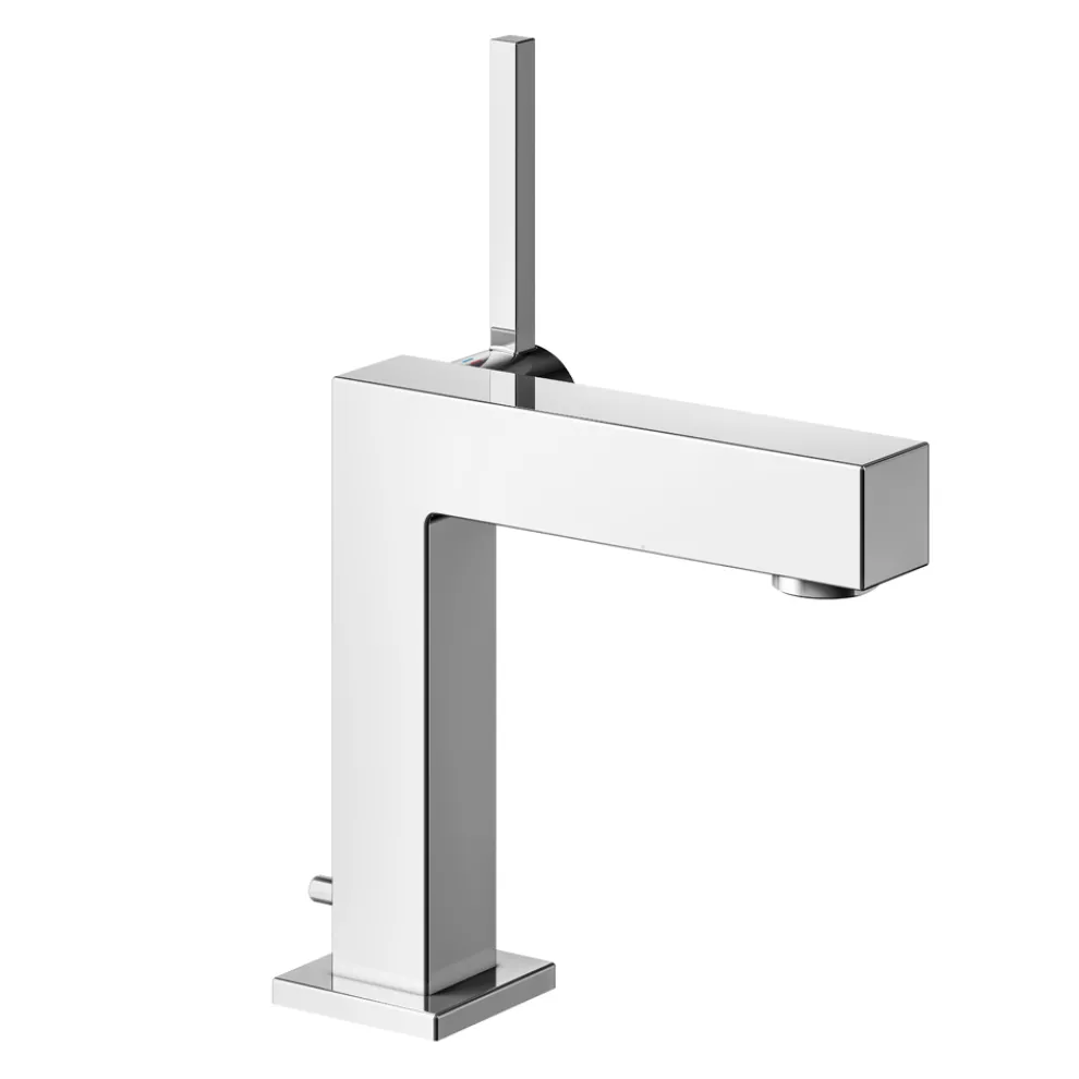 Einhebel-Waschtischmischer aus verchromtem Messing - Erik