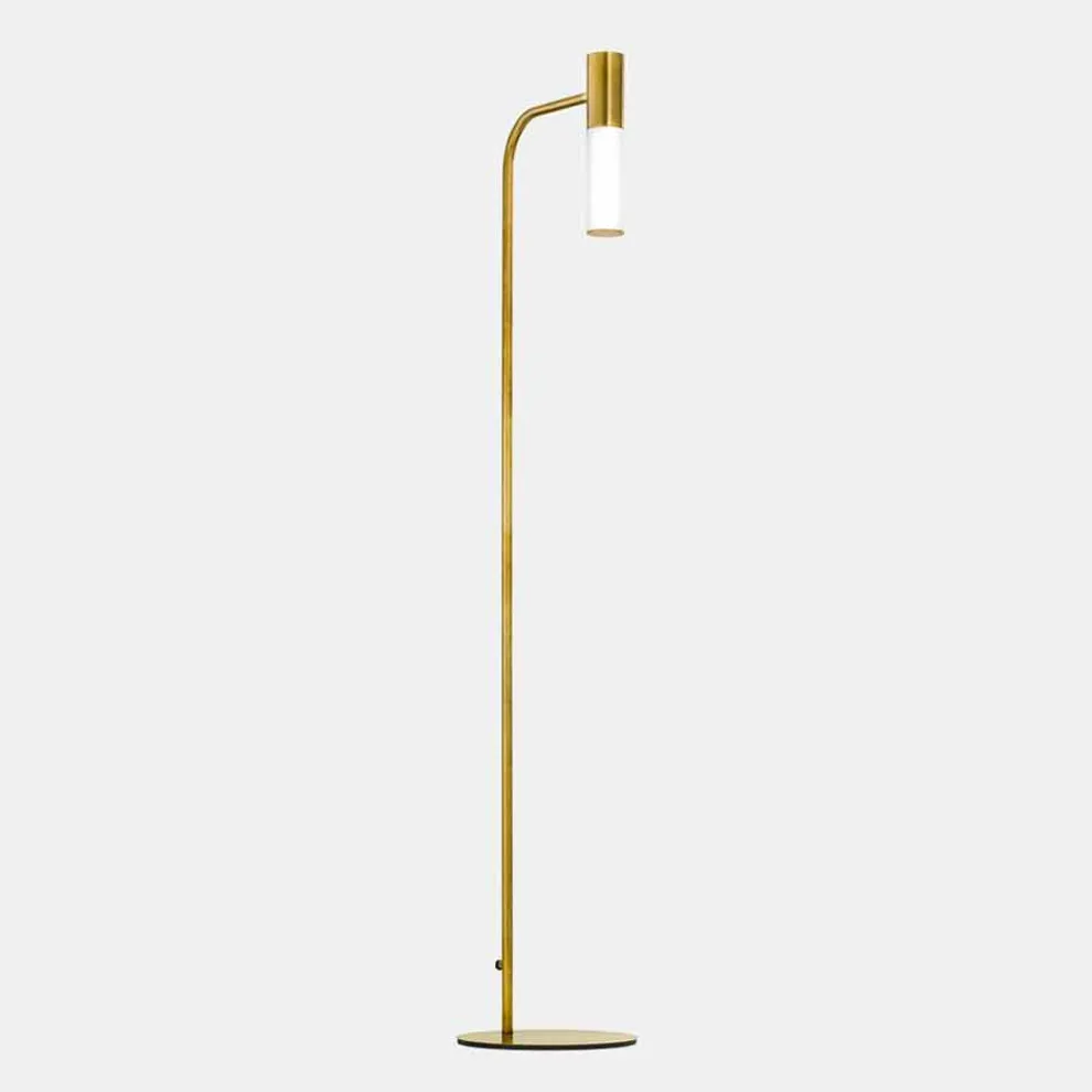 Elegante Design Stehlampe aus Messing und Glas Made in Italy - Etoile von Il Fanale