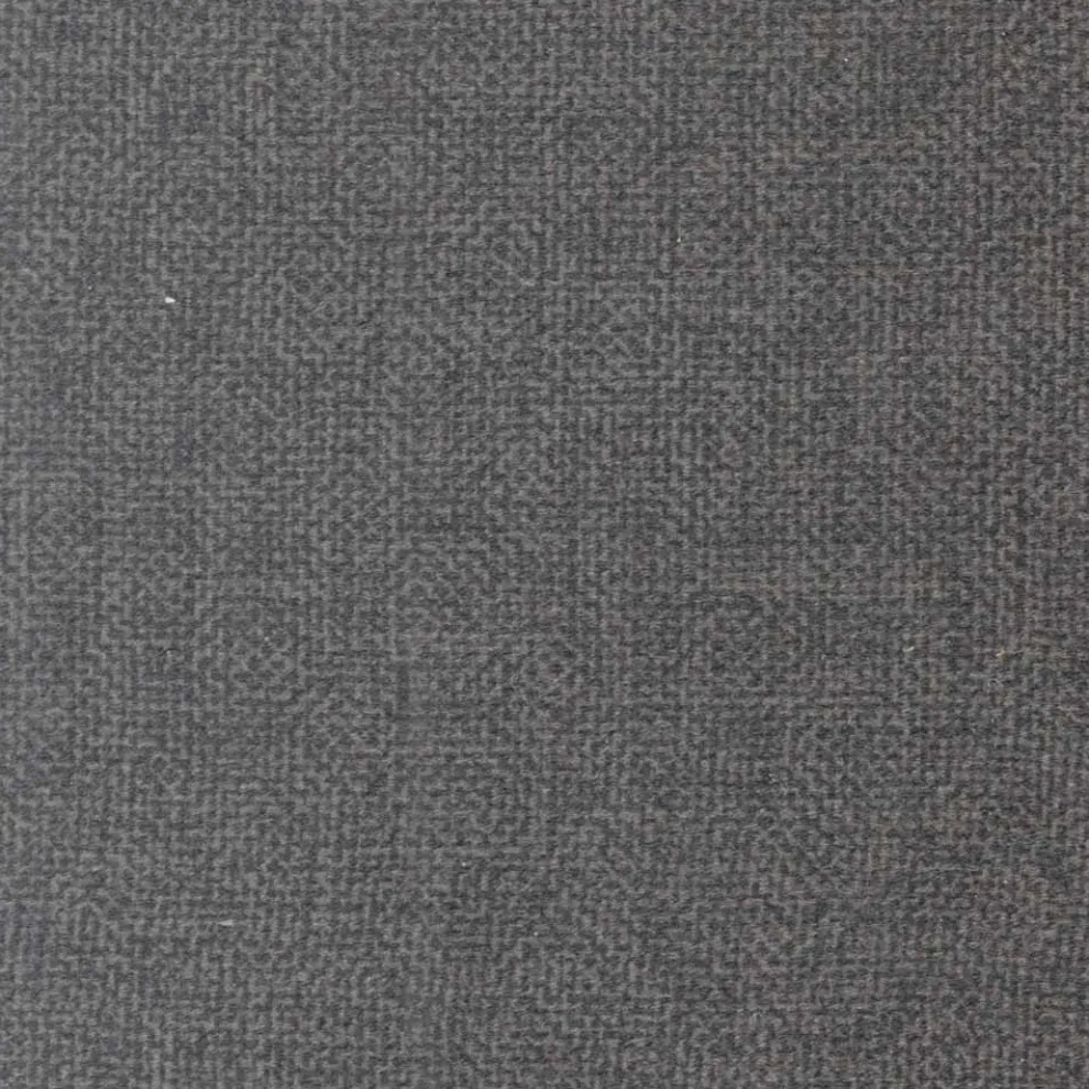 Eleganter Wohnzimmersessel aus farbigem Stoff und schwarzem Metall – Duchess