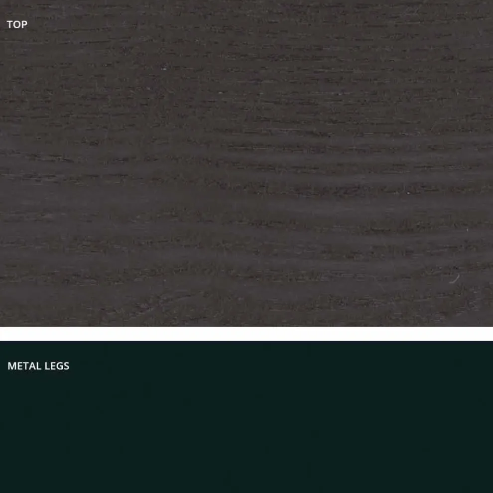 Esstisch aus MDF-Holz und Metall made in Italy, Wilmer