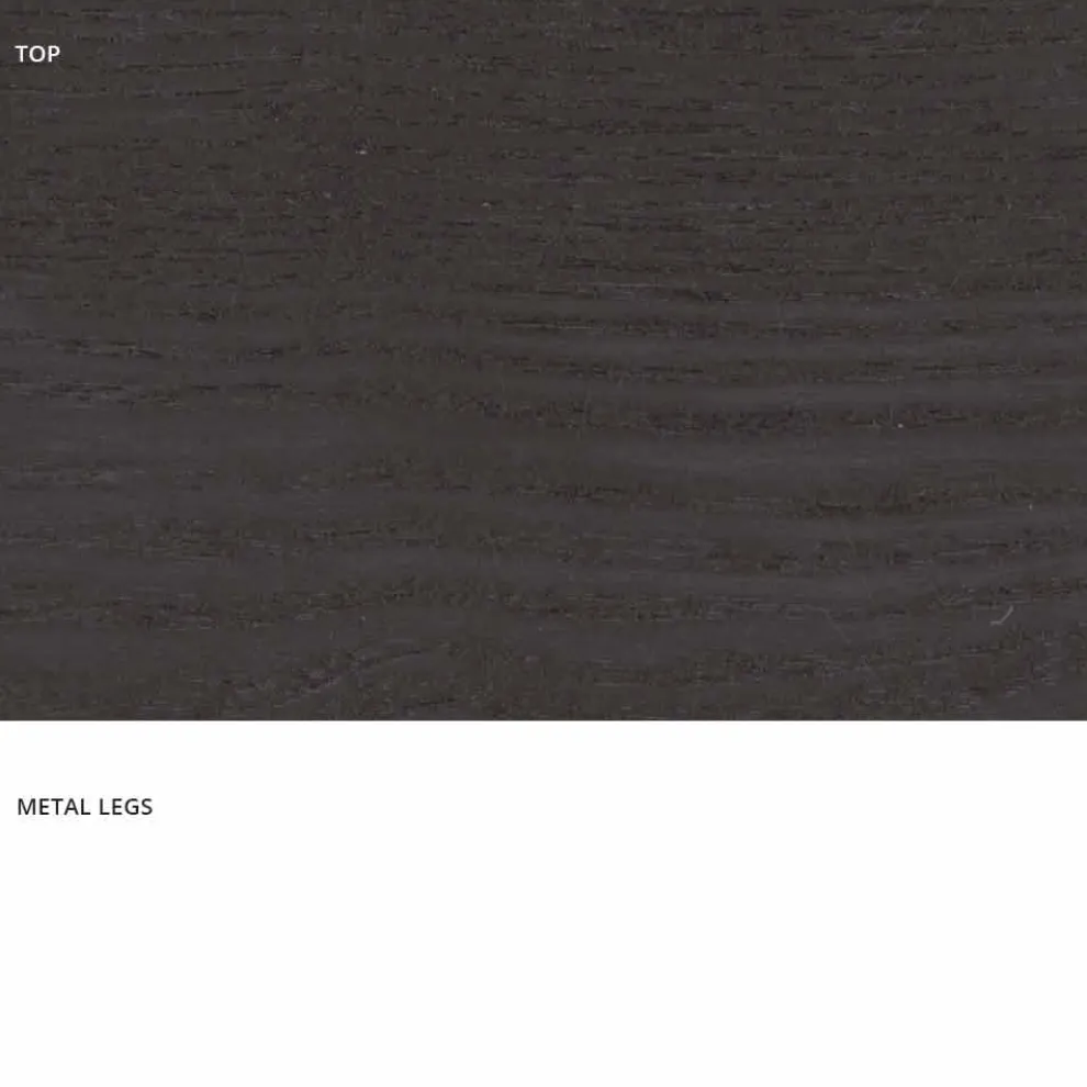 Esstisch aus MDF-Holz und Metall made in Italy, Wilmer