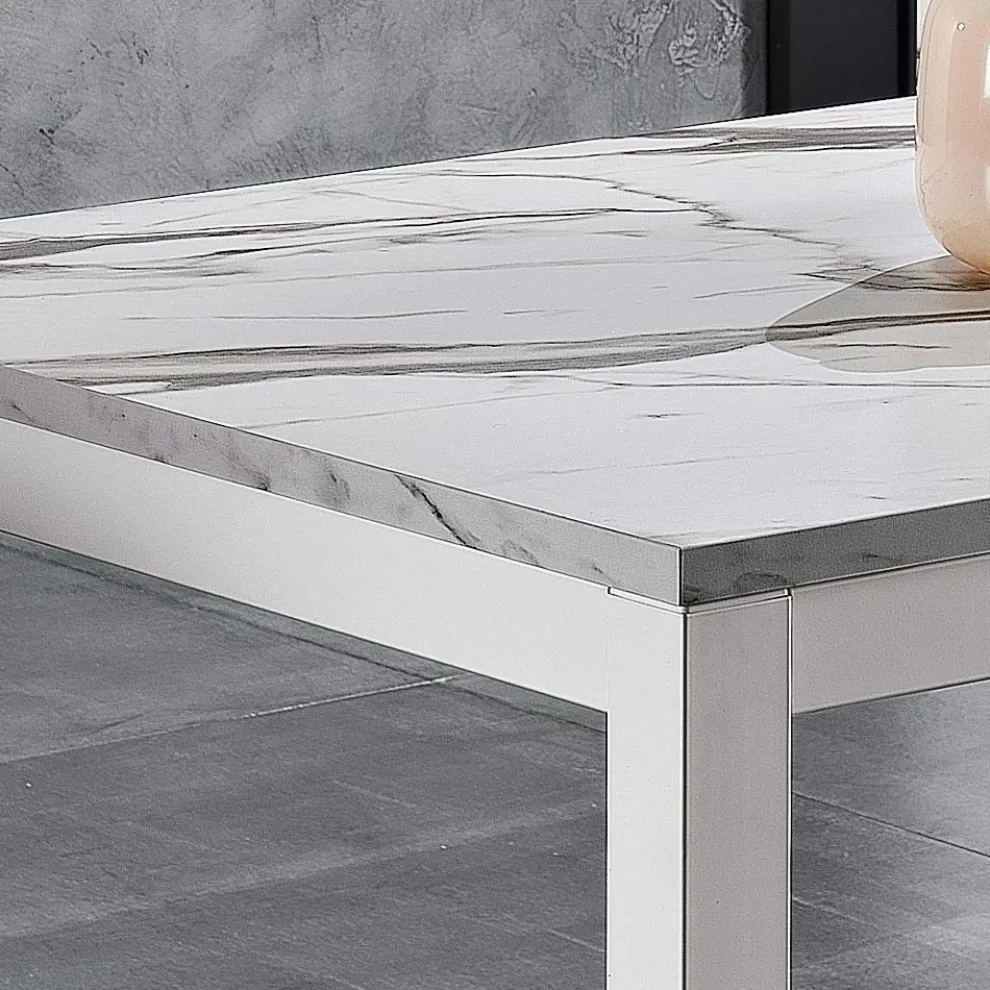 Esstisch aus Metall auf 180 cm ausziehbar Made in Italy - Beatrise