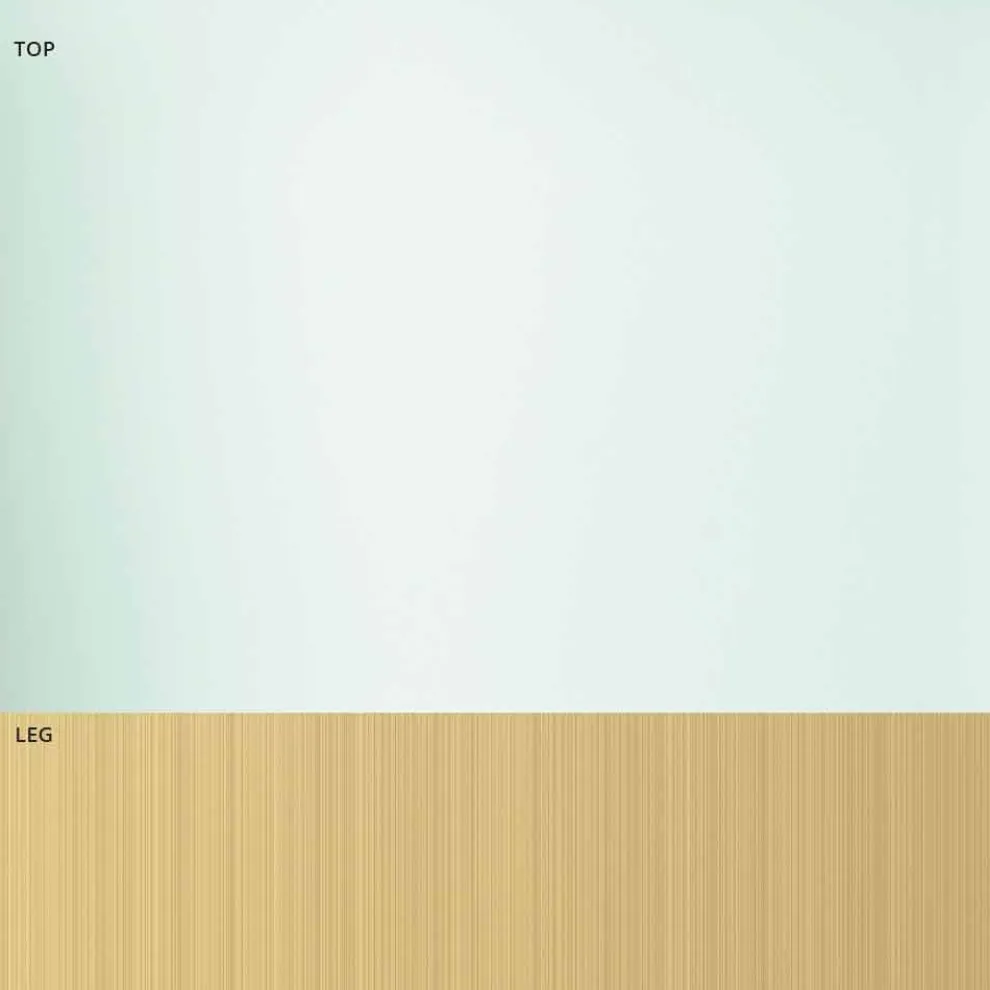 Esstisch aus transparentem Glas und Metall verschiedene Farben Made in Italy - Aschio