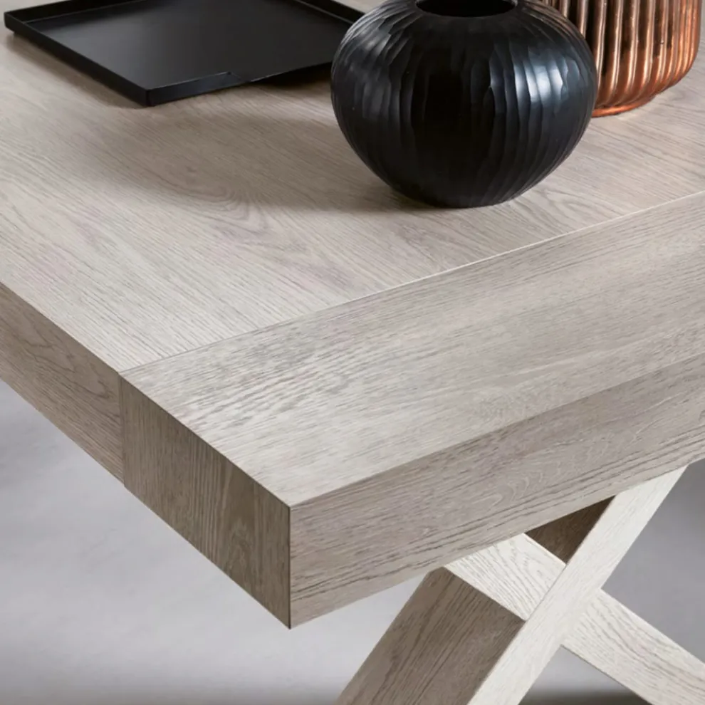 Esstisch ausziehbar auf 260 cm Holzoptik Made in Italy - Lenova