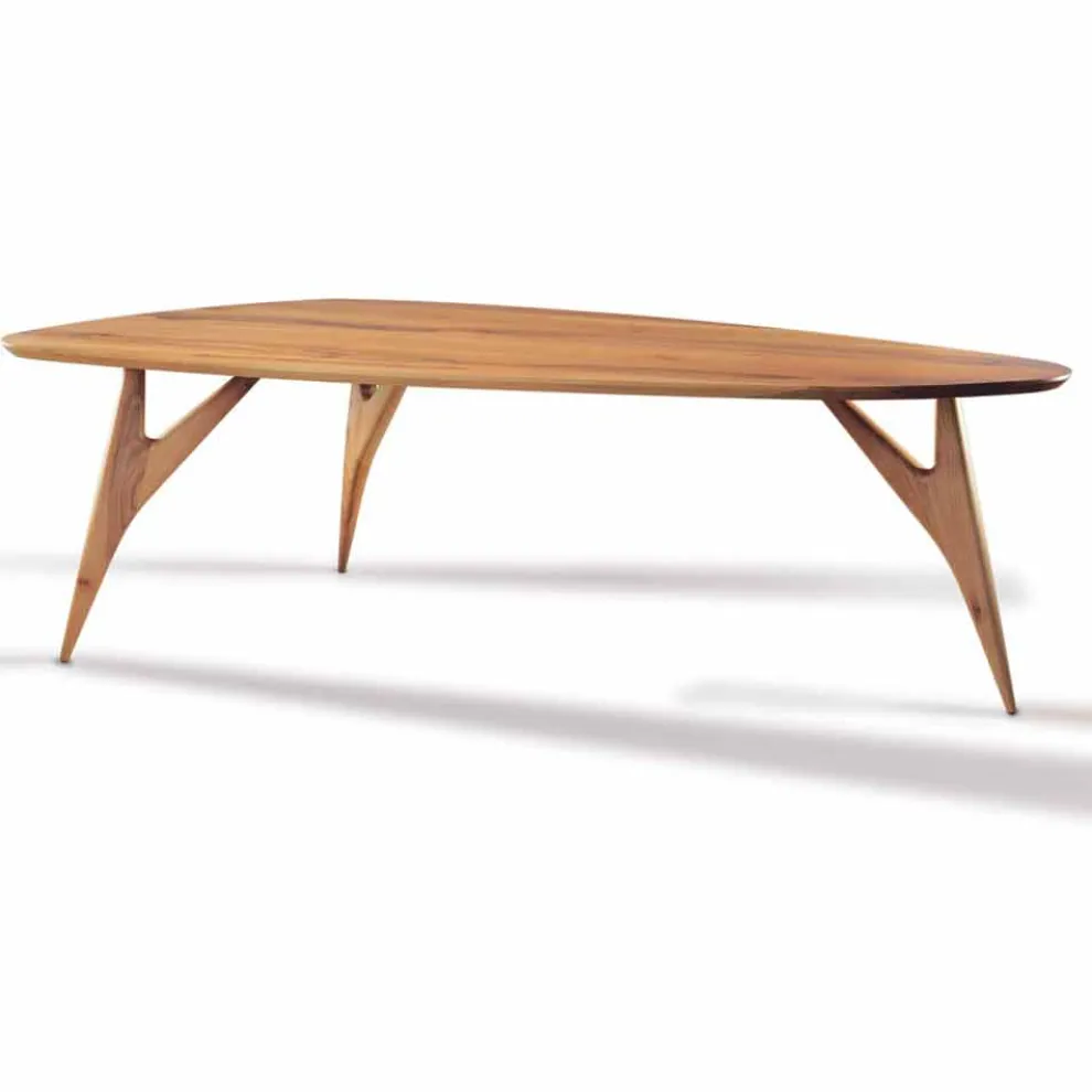 Esstisch, handgefertigt, aus massivem Walnussholz Made in Italy - Nocino