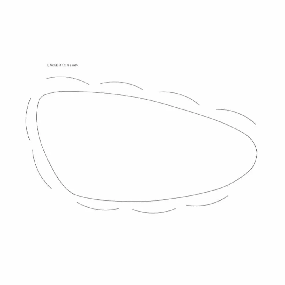 Esstisch, handgefertigt, aus massivem Walnussholz Made in Italy - Nocino