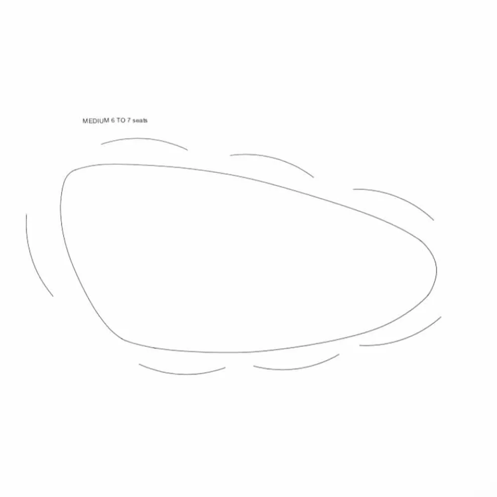 Esstisch, handgefertigt, aus massivem Walnussholz Made in Italy - Nocino