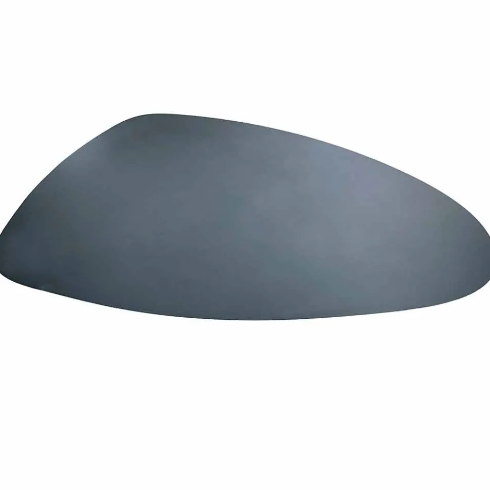 Esstisch, handgefertigt, aus HPL und massivem Mahagoni Made in Italy - Eiche