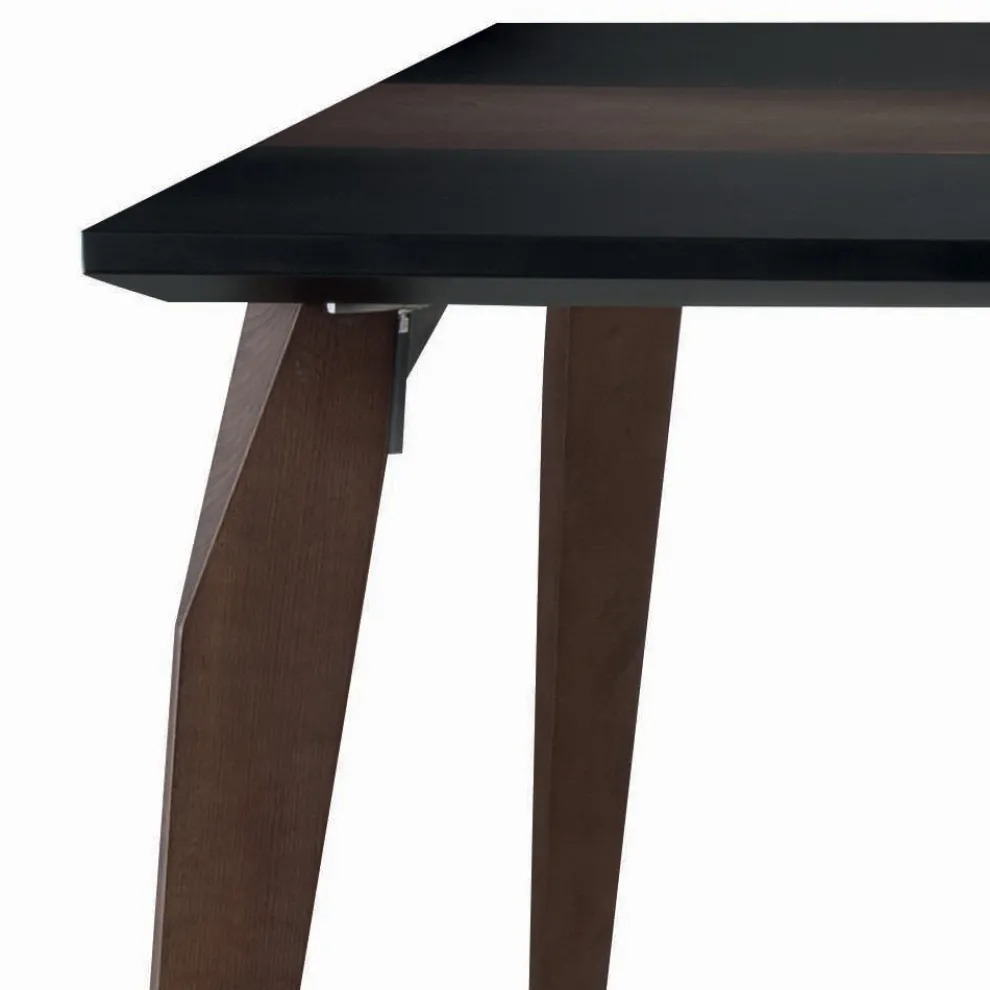 Esstischplatte aus MDF mit oberem Einsatz Made in Italy - Abisso