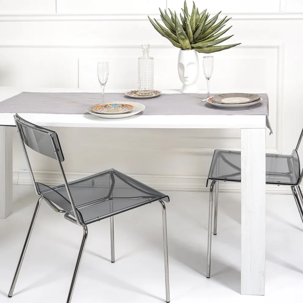 Esszimmerstuhl aus Plexiglas Made in Italy 2 Stück - Charlotte