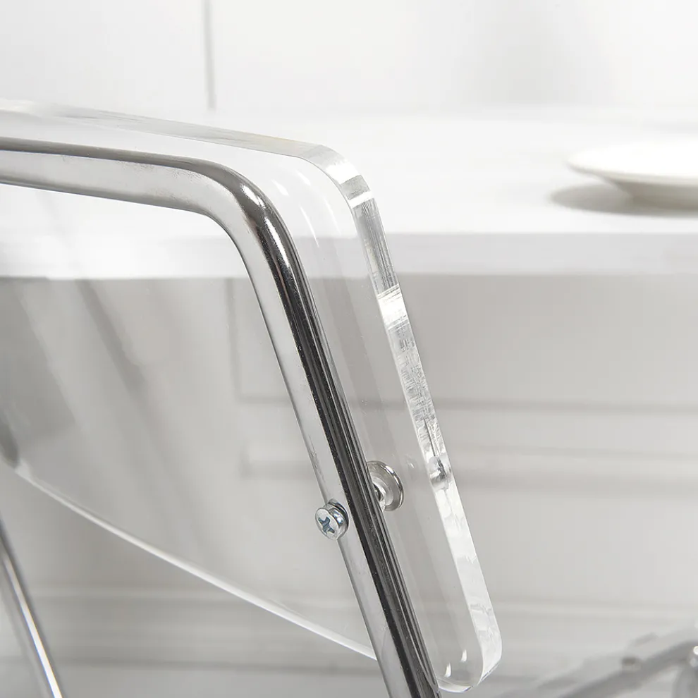 Esszimmerstuhl aus Plexiglas Made in Italy 2 Stück - Charlotte