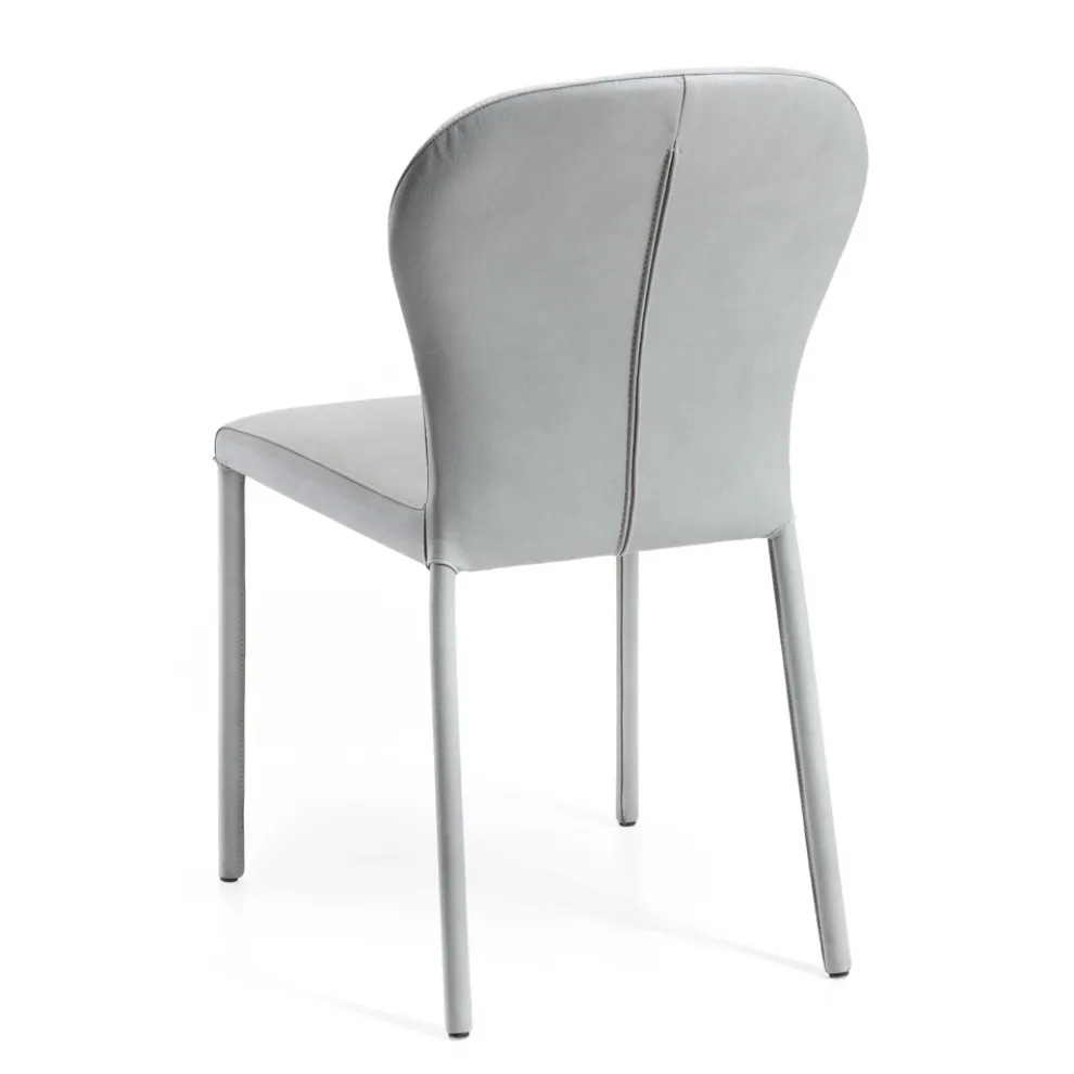 Esszimmerstuhl komplett mit Stoff „Made in Italy“ bezogen – Plüsch