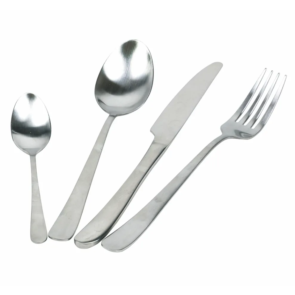 Flaches abgerundetes Design Stahlbesteck 24 teilig - Shiatzu