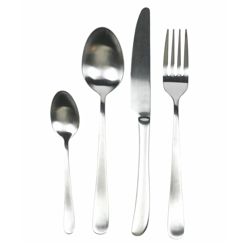 Flaches abgerundetes Design Stahlbesteck 24 teilig - Shiatzu
