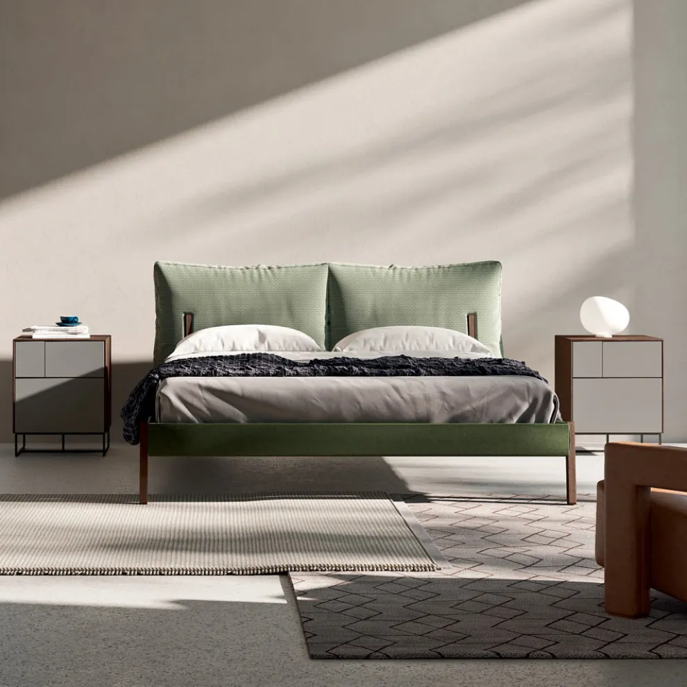 Komplettes Schlafzimmer mit 4 modernen Elementen Made in Italy - Shaila