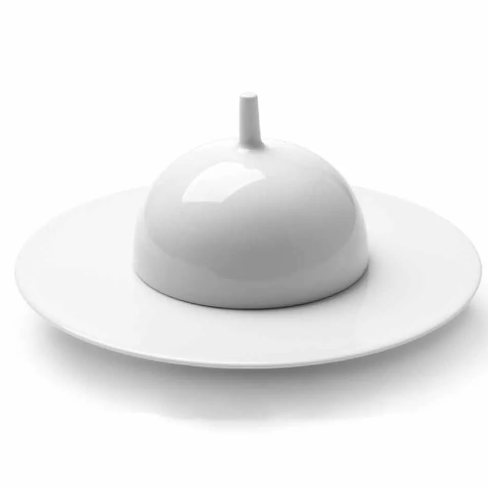 Modernes und elegantes Abendessen Abendessen Set aus Porzellan 24 Stück - Teleskop