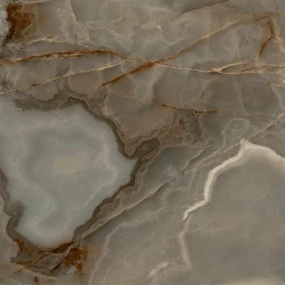 Fester Tisch mit tonnenförmiger Platte aus Keramik, hergestellt in Italien – Settimmio