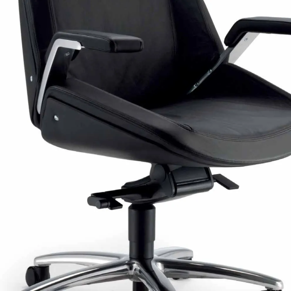 Chefsessel Bürostuhl aus Leder Ada Angelo Pinaffo & Gorgi